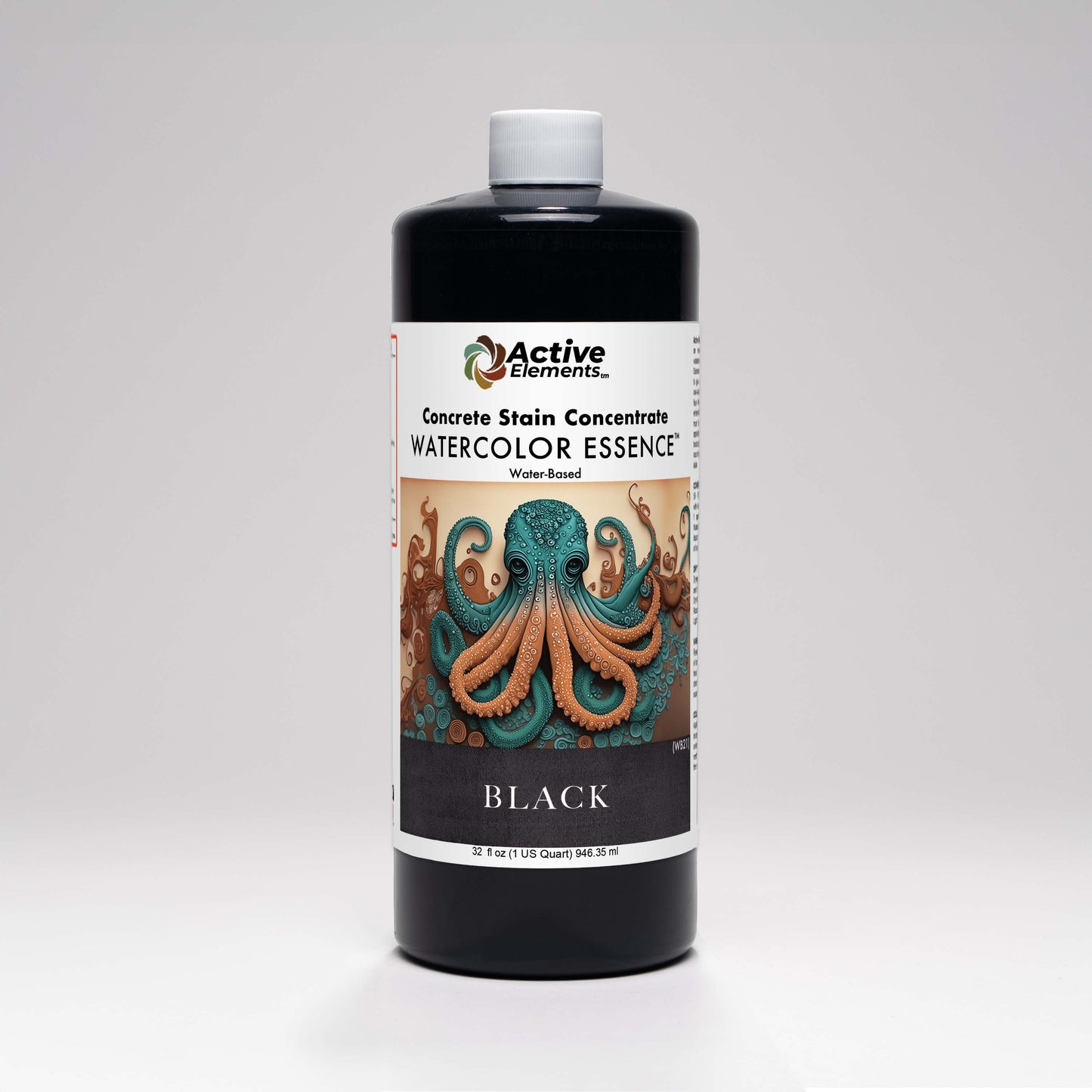 WaterColor Essence | Concrete Stain Concentrate | Black