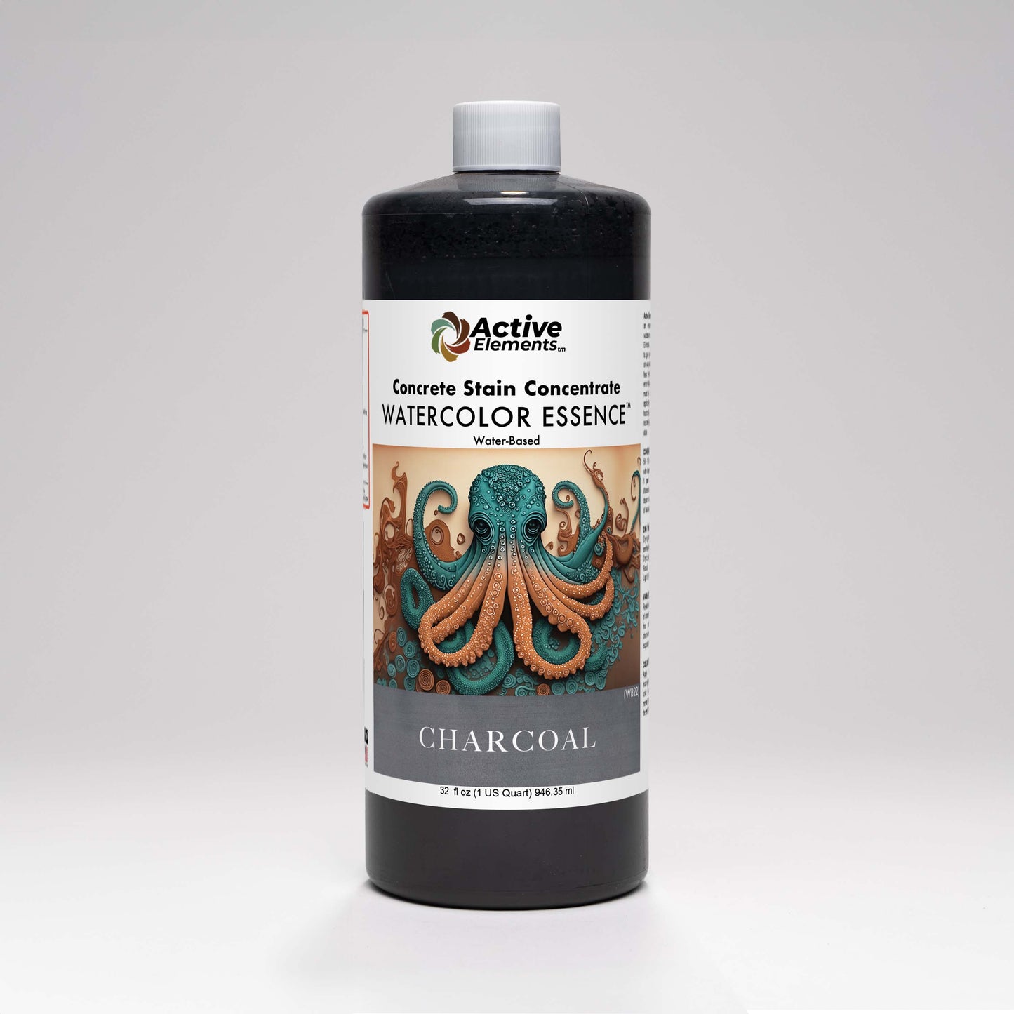 WaterColor Essence | Concrete Stain Concentrate | Charcoal