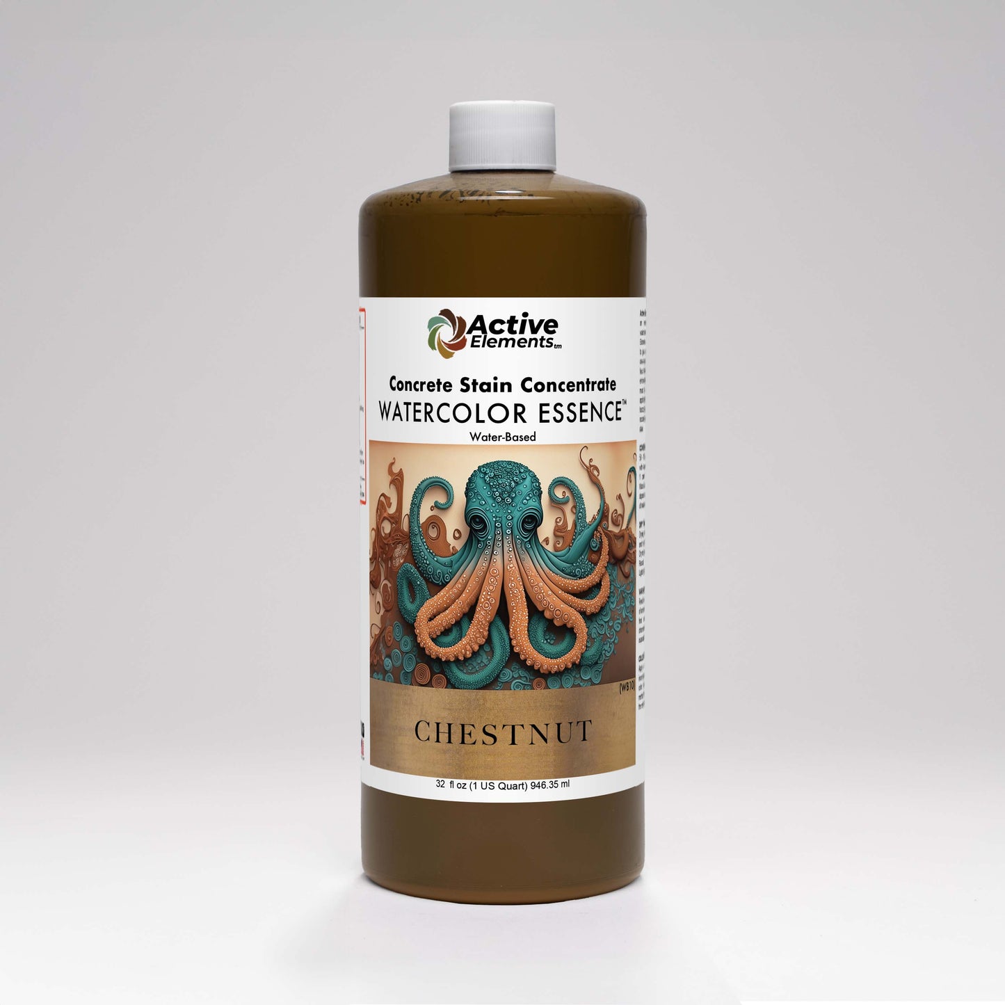 WaterColor Essence | Concrete Stain Concentrate | Chestnut