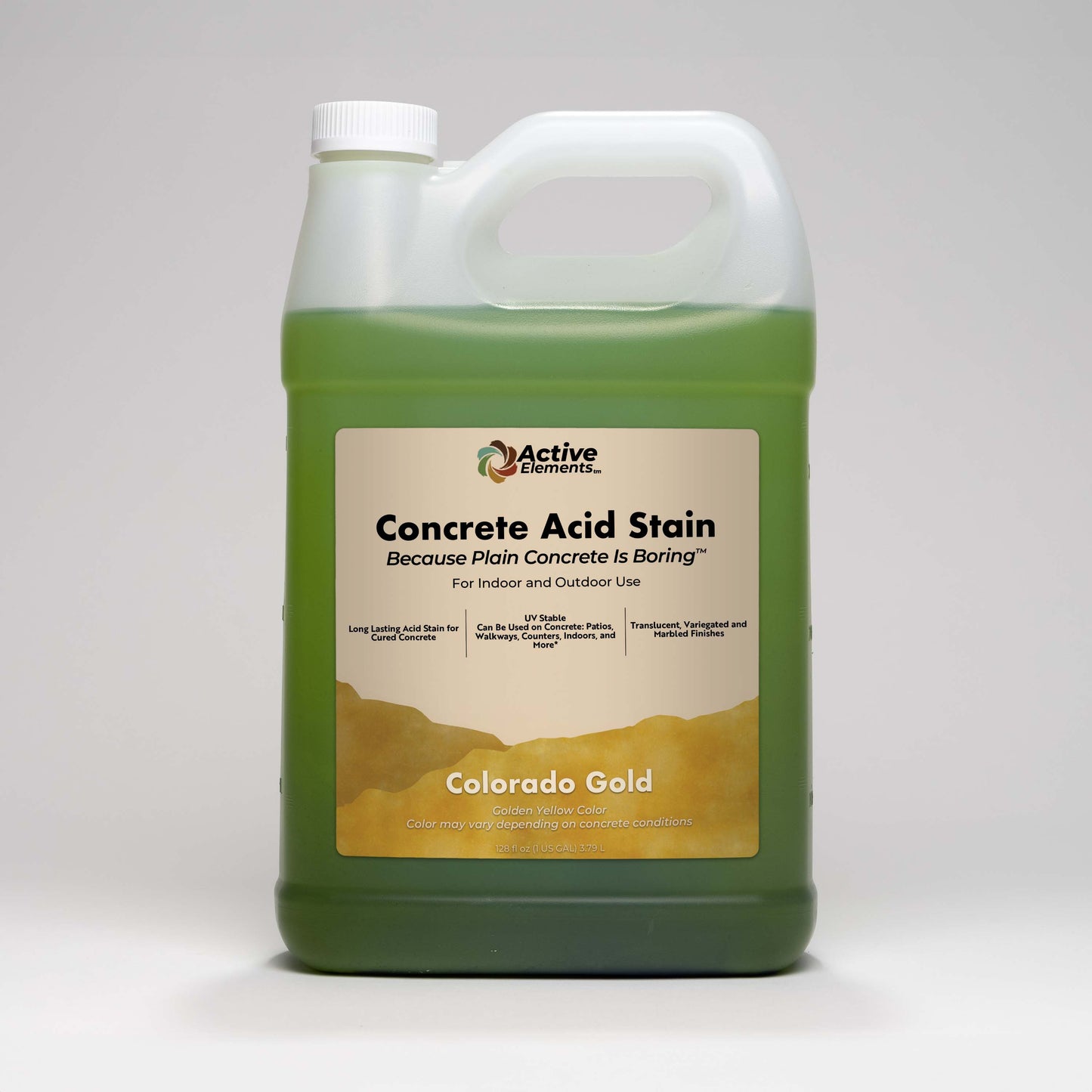 Concrete Acid Stain | Colorado Gold