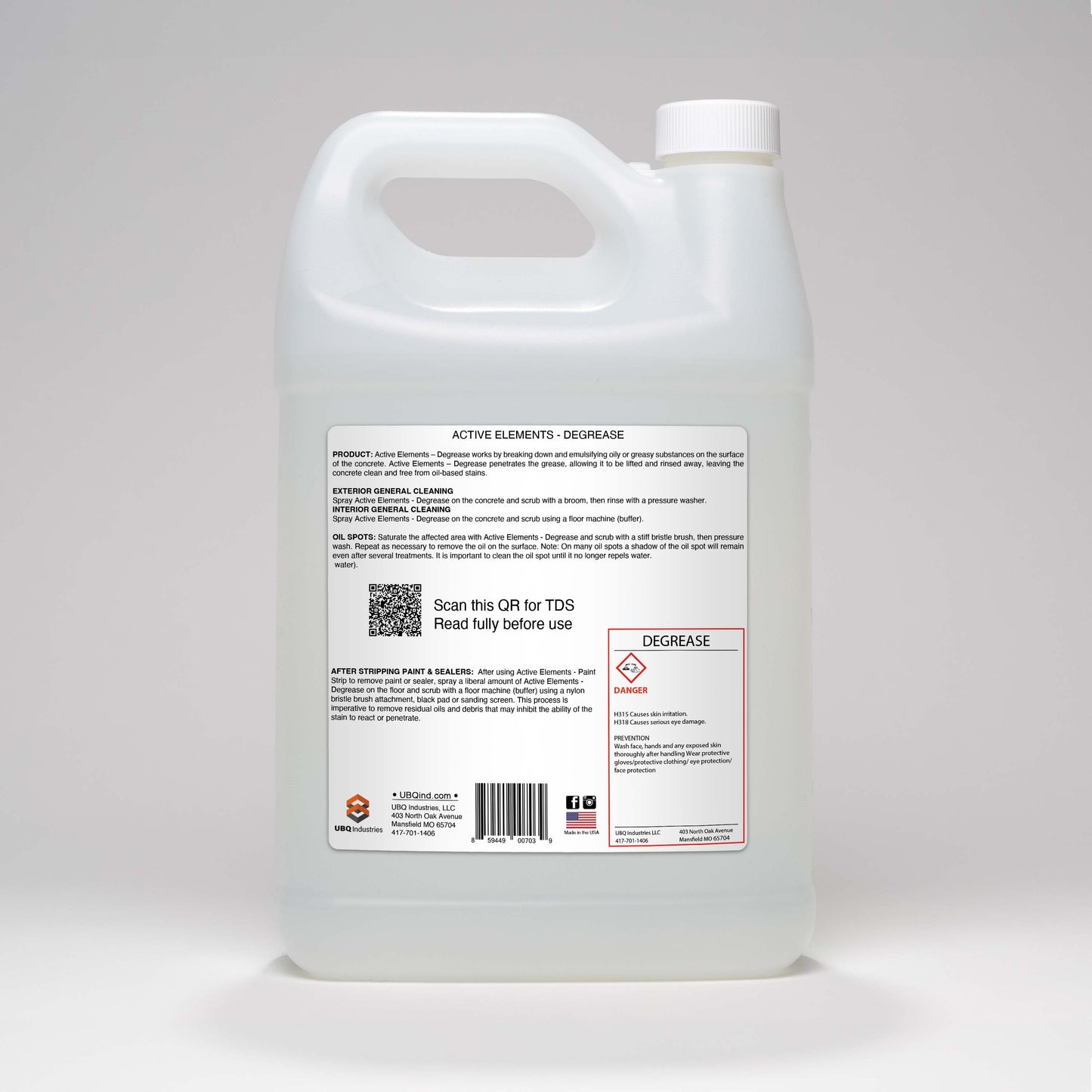 Degrease | Concrete Prep & Cleaners