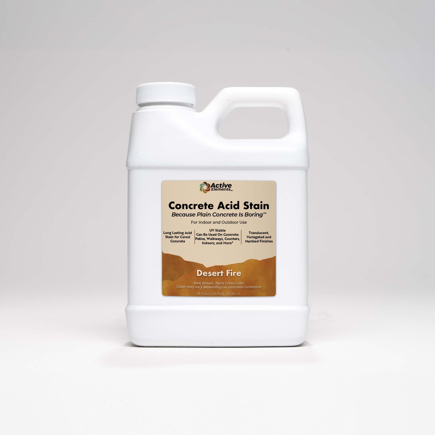 Concrete Acid Stain  |  Desert Fire