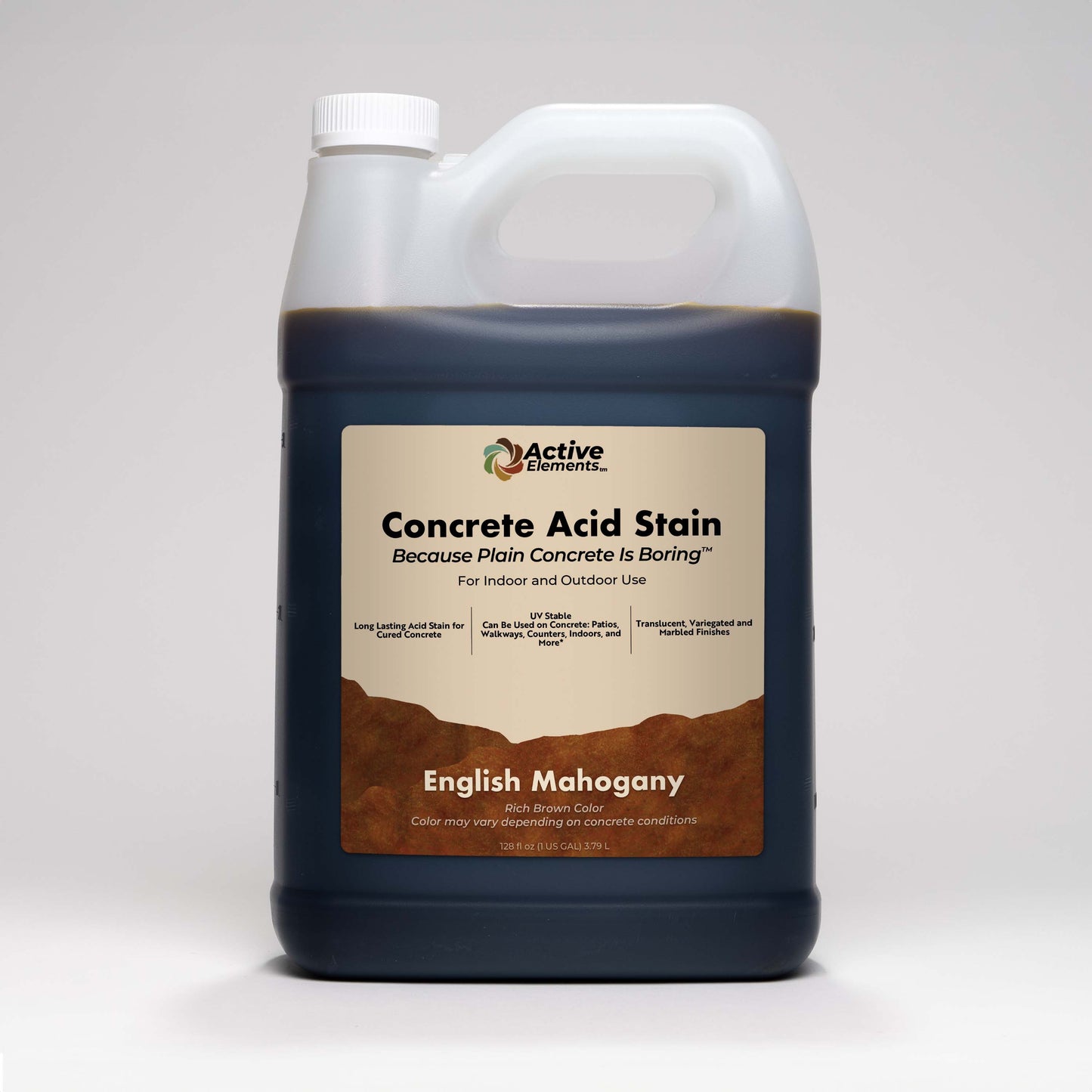 Concrete Acid Stain | English Mahogany