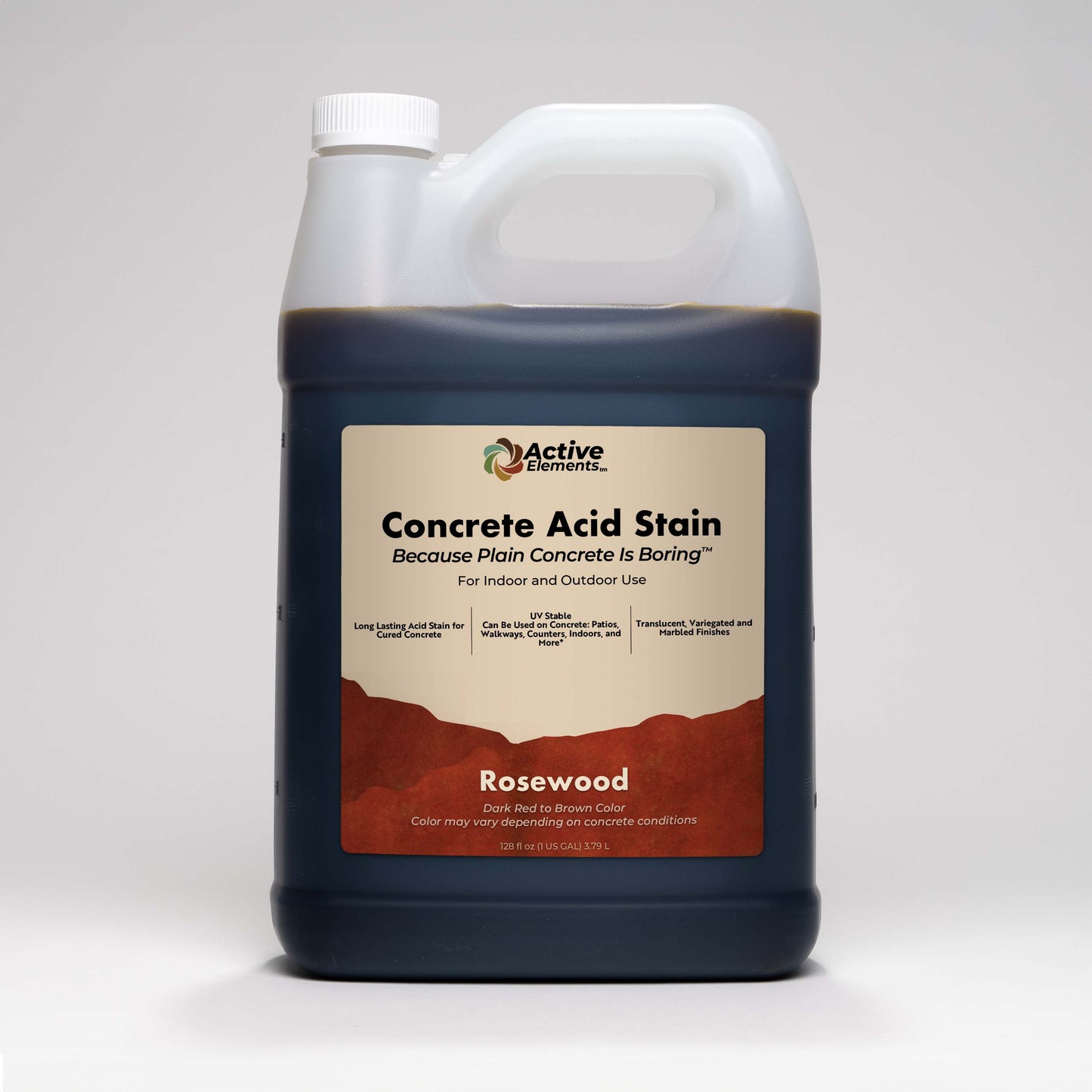 Concrete Acid Stain | Rosewood