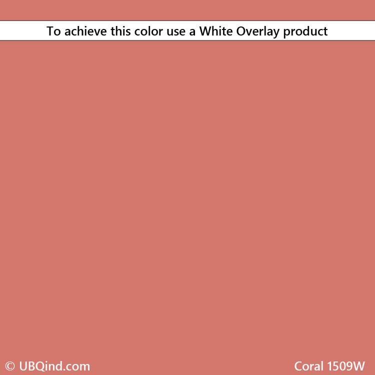 Concrete overlay and integral color mix product - coral