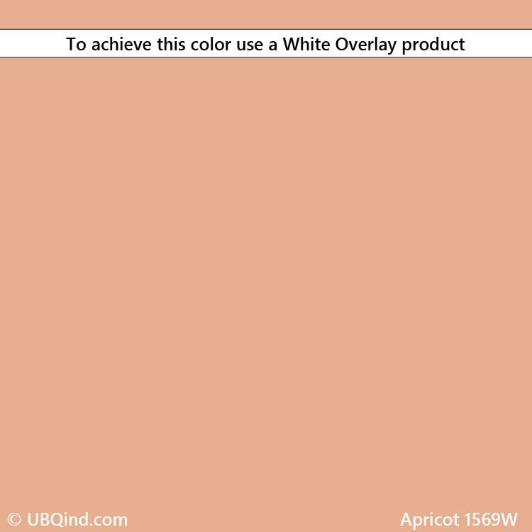 Concrete overlay and integral color mix product - apricot