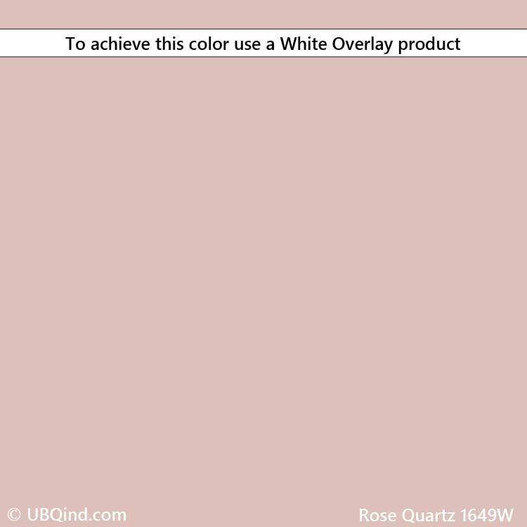 Concrete overlay and integral color mix product - rose quartz