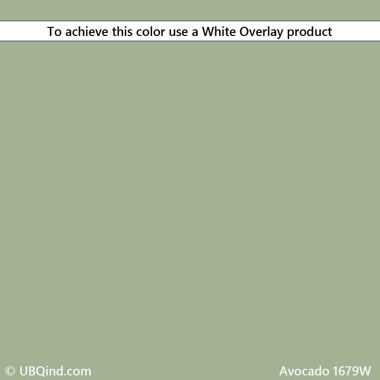 Concrete overlay and integral color mix product - avocado