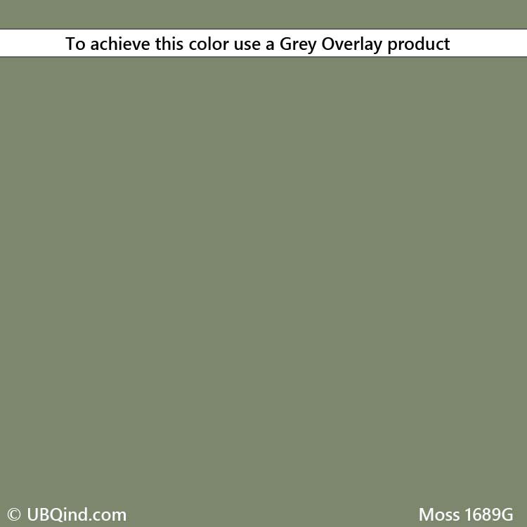 Grey Concrete overlay and integral color mix product - moss