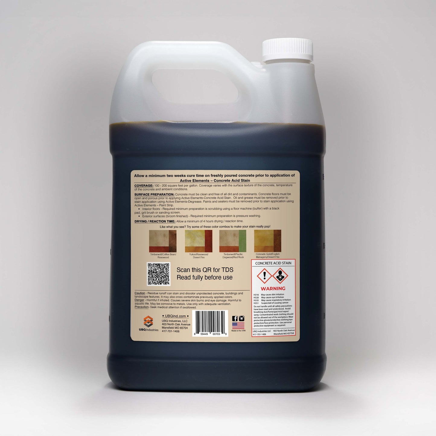 Concrete Acid Stain  |  Rosewood