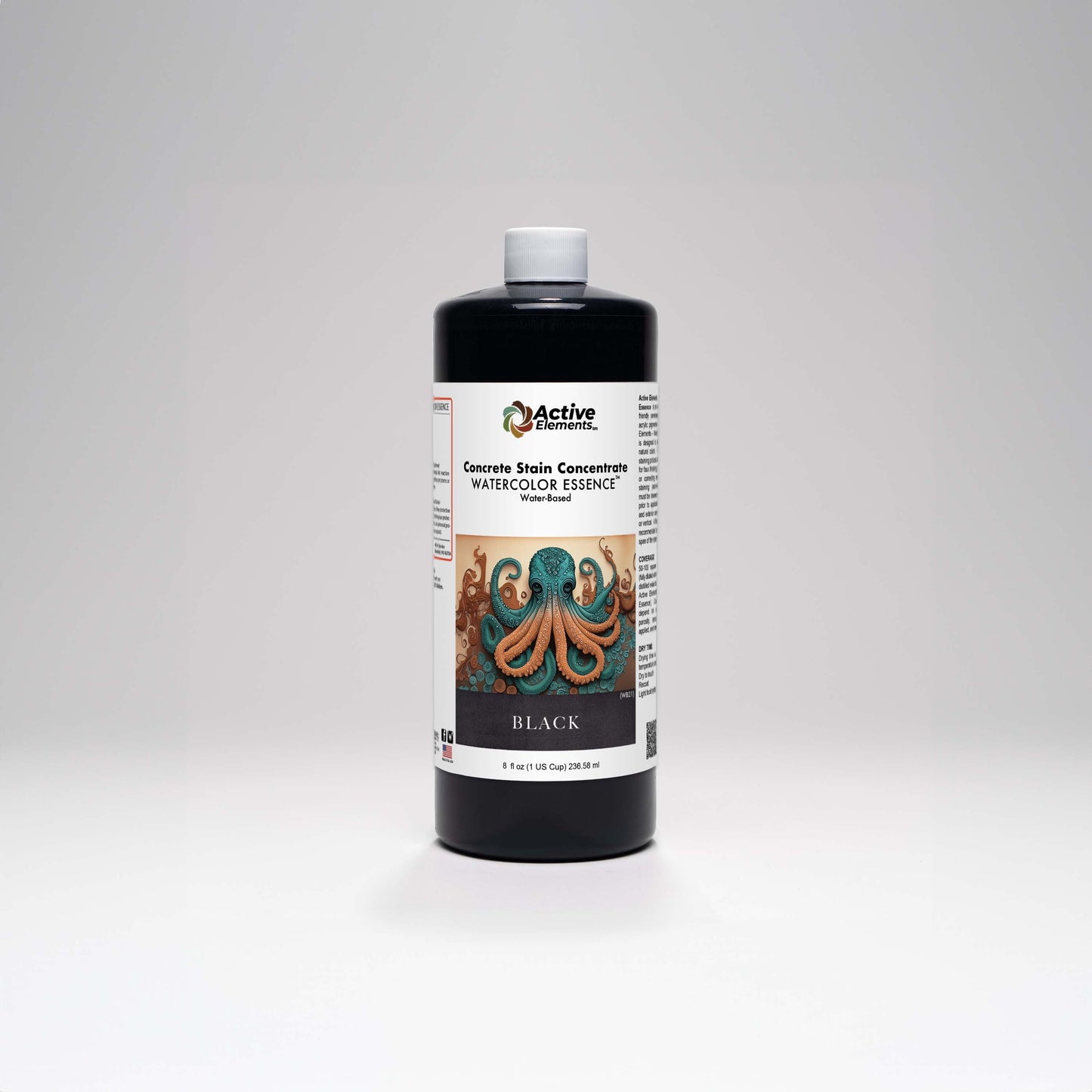WaterColor Essence | Concrete Stain Concentrate | Black