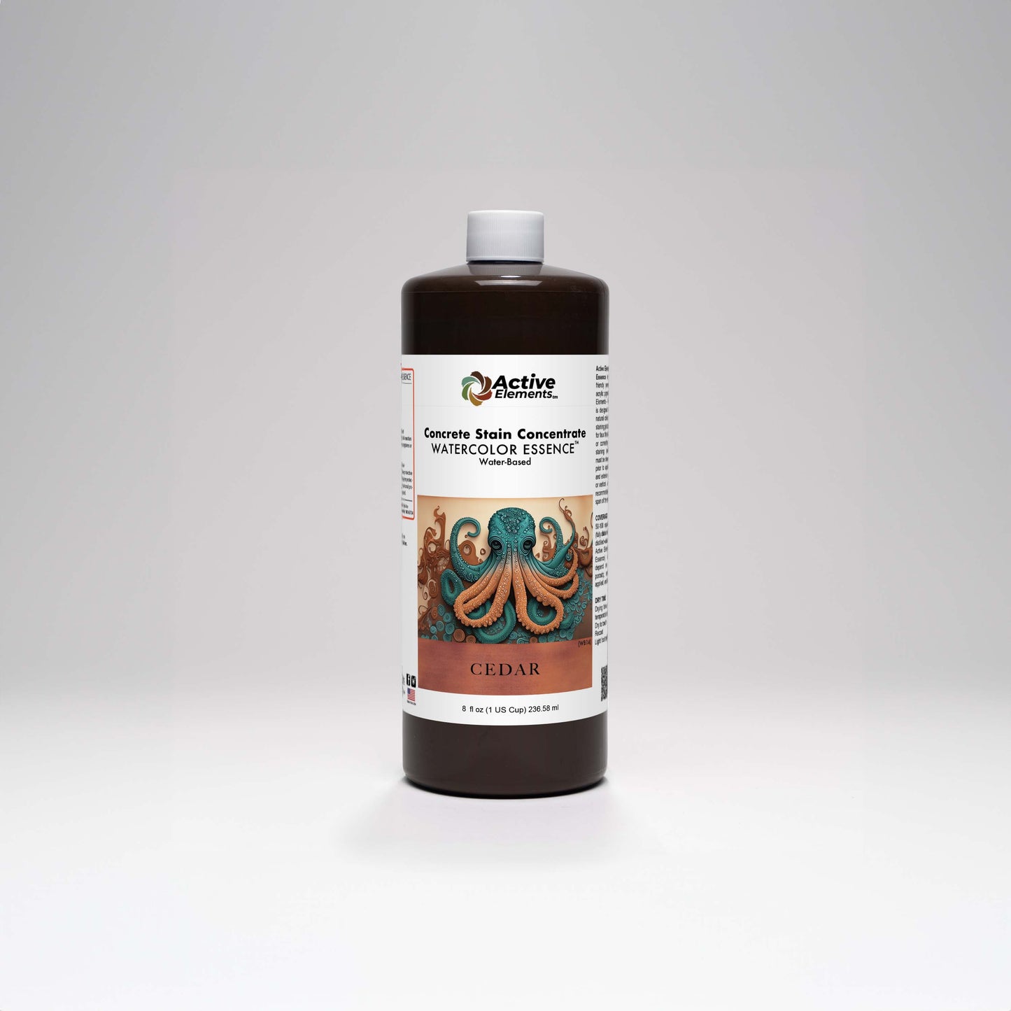 WaterColor Essence | Concrete Stain Concentrate | Cedar