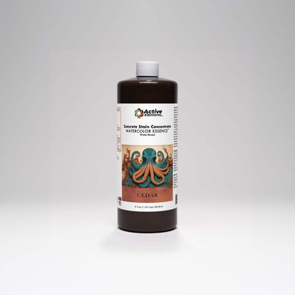 WaterColor Essence | Concrete Stain Concentrate | Cedar