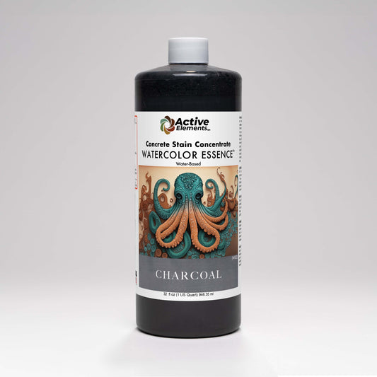 WaterColor Essence | Concrete Stain Concentrate | Charcoal