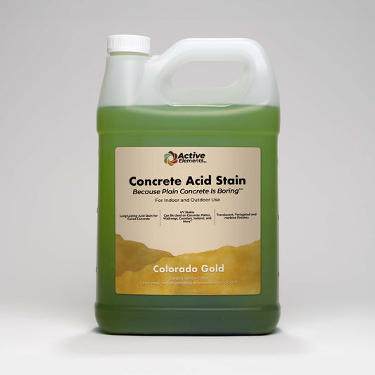 Concrete Acid Stain  |  Colorado Gold