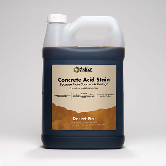 Concrete Acid Stain  |  Desert Fire