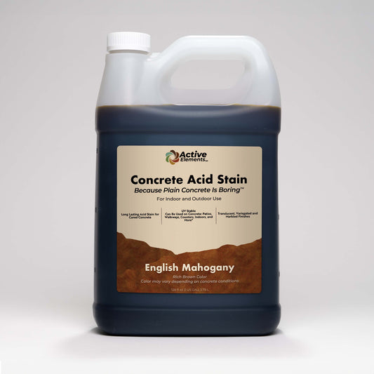 Concrete Acid Stain  |  English Mahogany