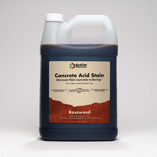 Concrete Acid Stain  |  Rosewood