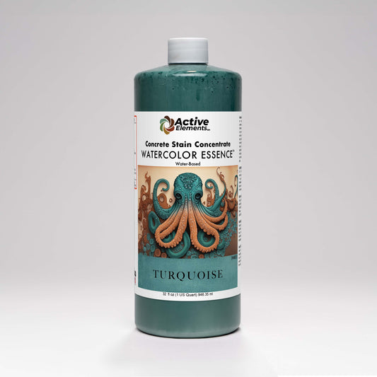 WaterColor Essence | Concrete Stain Concentrate | Turquoise