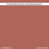 Grey Concrete overlay and integral color mix product - autumn