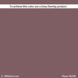 Grey Concrete overlay and integral color mix product - plum