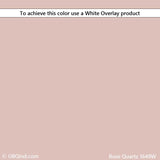 Concrete overlay and integral color mix product - rose quartz