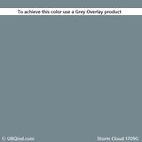Grey Concrete overlay and integral color mix product - Storm Cloud