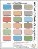 Concrete overlay and integral color sheet - Light & Bright